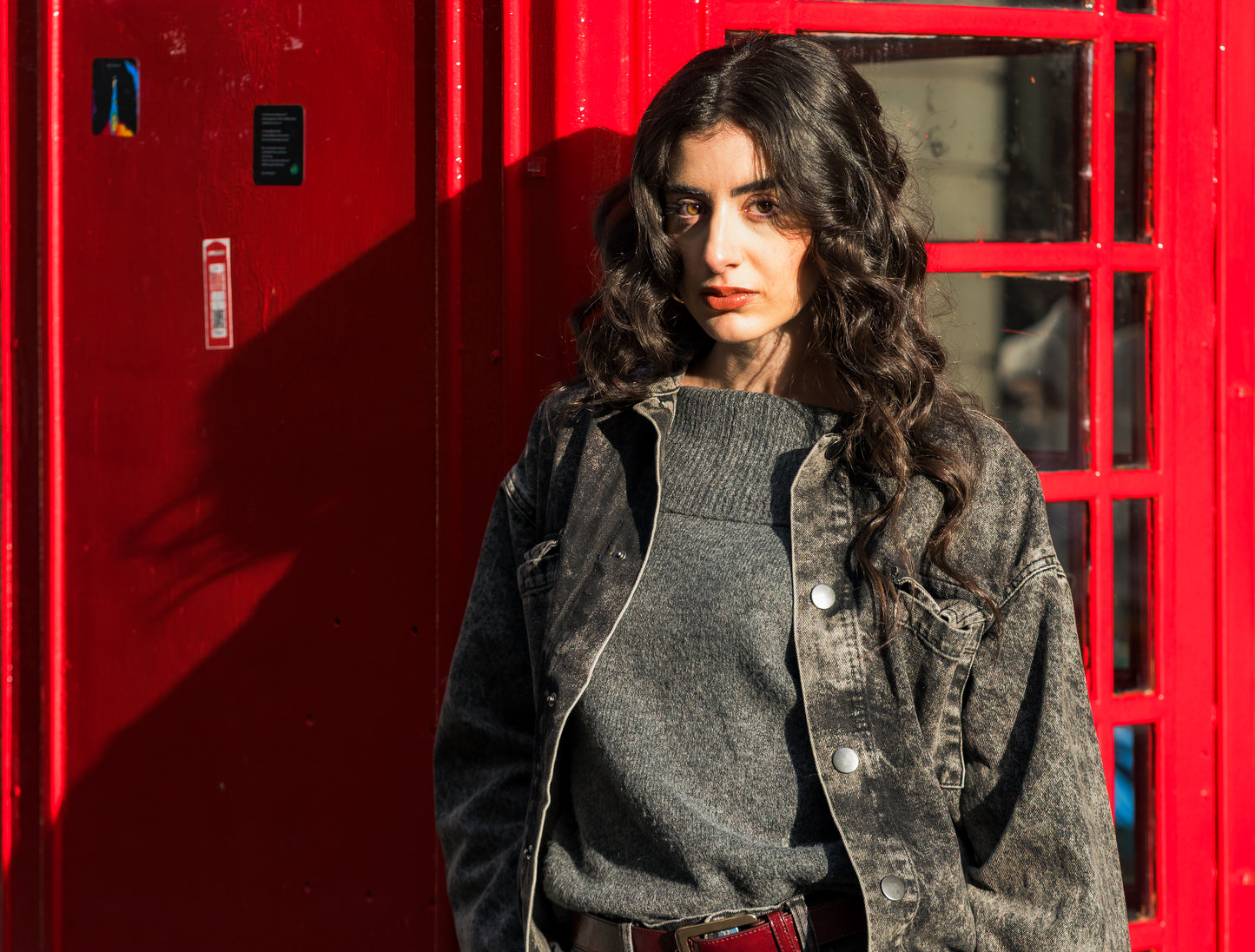 Random Wash Denim Jacket