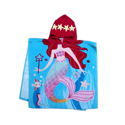Kid Printed Poncho