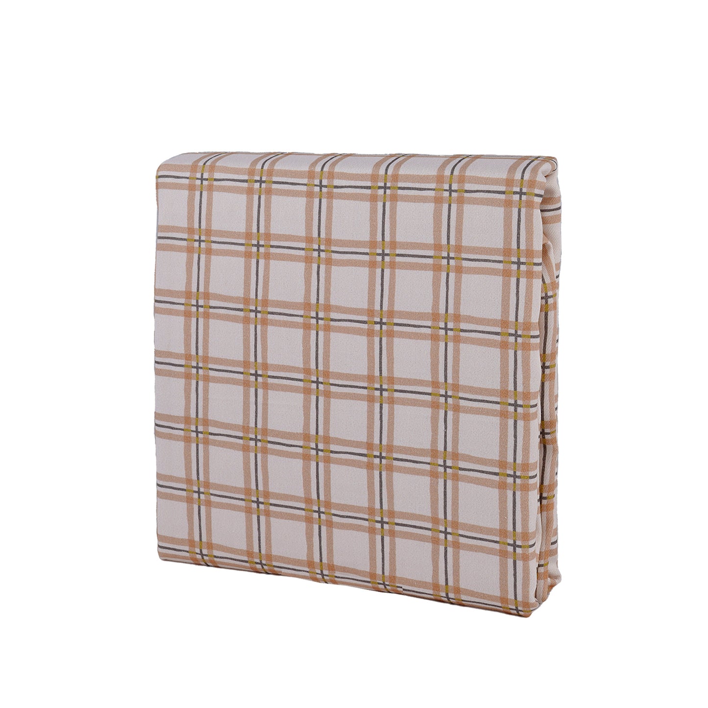 Printed Table Cover – Brown | 84 x 60 Inches | 100% Cotton
