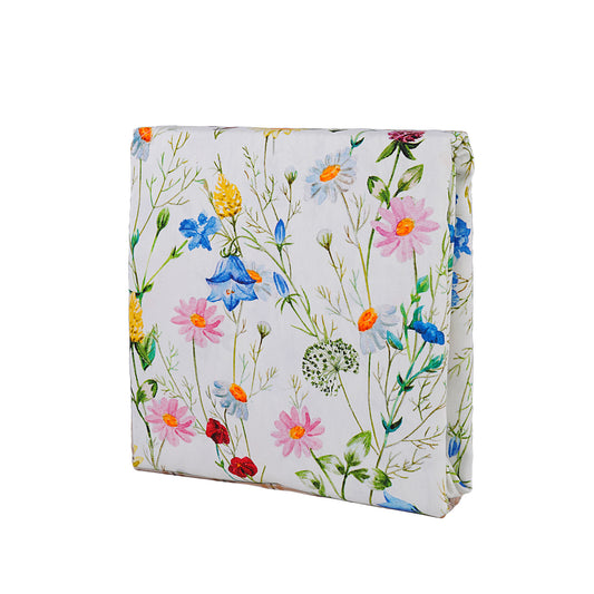 Printed Table Cover – Pink | 84 x 60 Inches | 100% Cotton