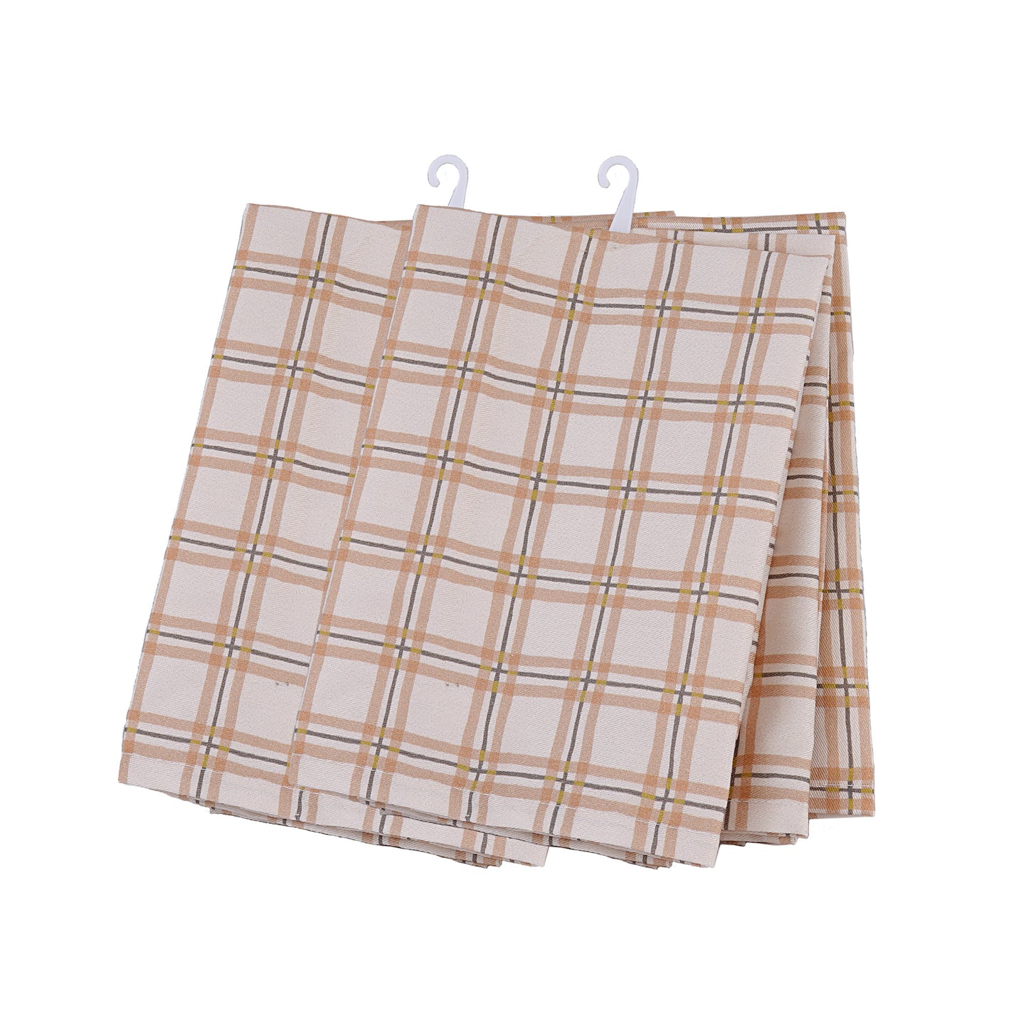 3 Pcs Napkin Set – Brown | 20 x 20 Inches | 100% Cotton