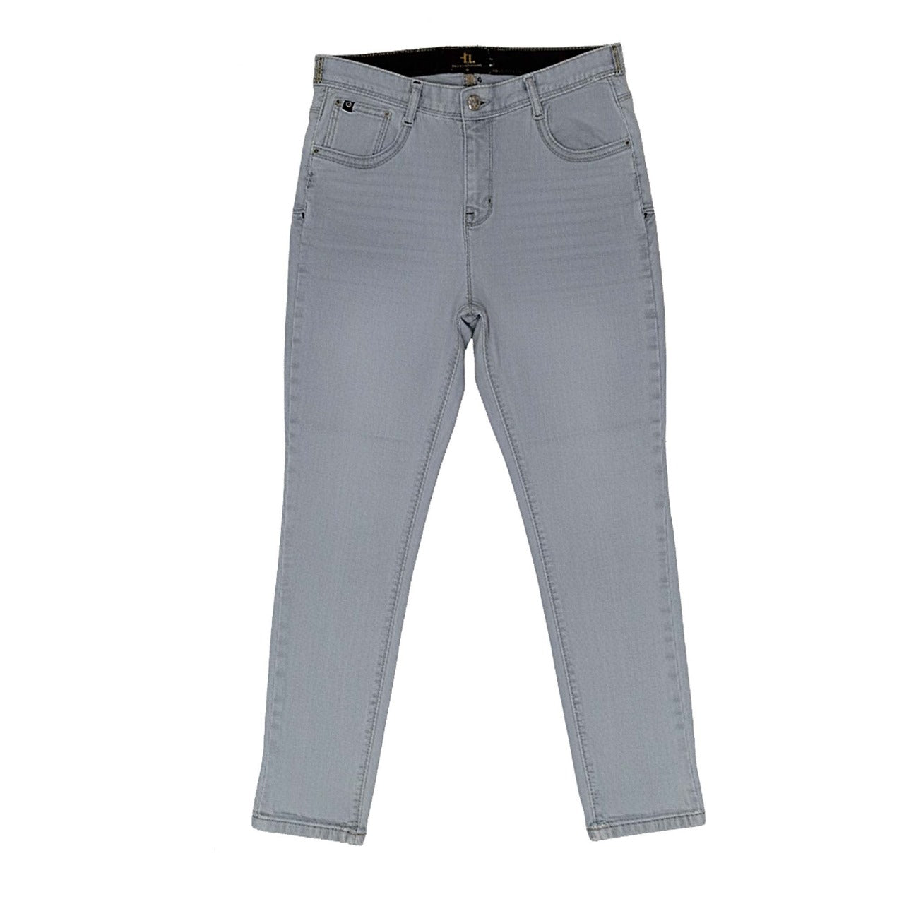 HL Denim Sky Grey Slim Fit Jeans – Subtle Wash Modern Style