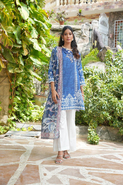 Jackobean Art by Hira Lari | 3PC Unstitched Lawn Suit | HL-05 | Lawn 2025