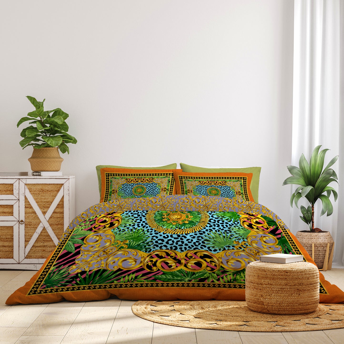 Royal Crest Quilt Cover Set (Jungle)