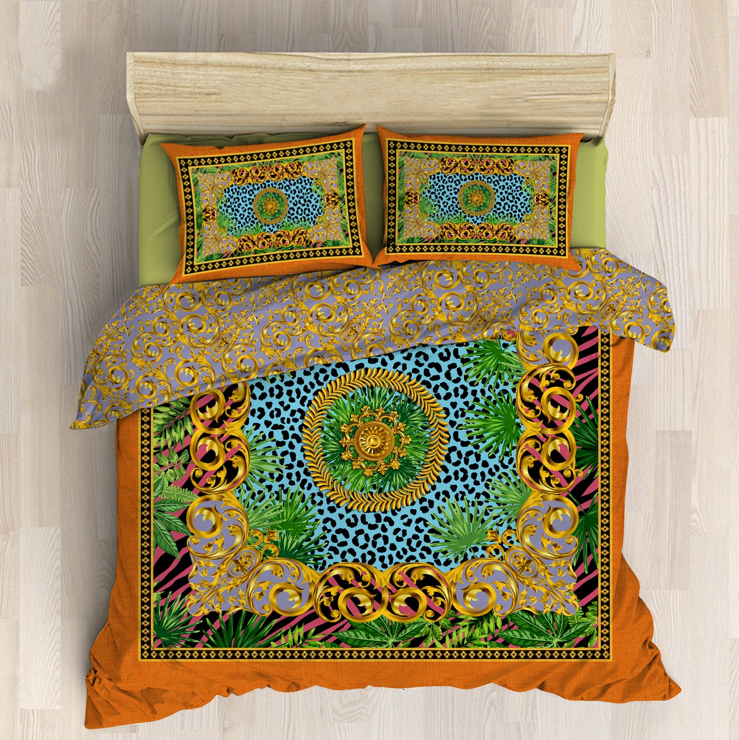 Royal Crest Quilt Cover Set (Jungle)