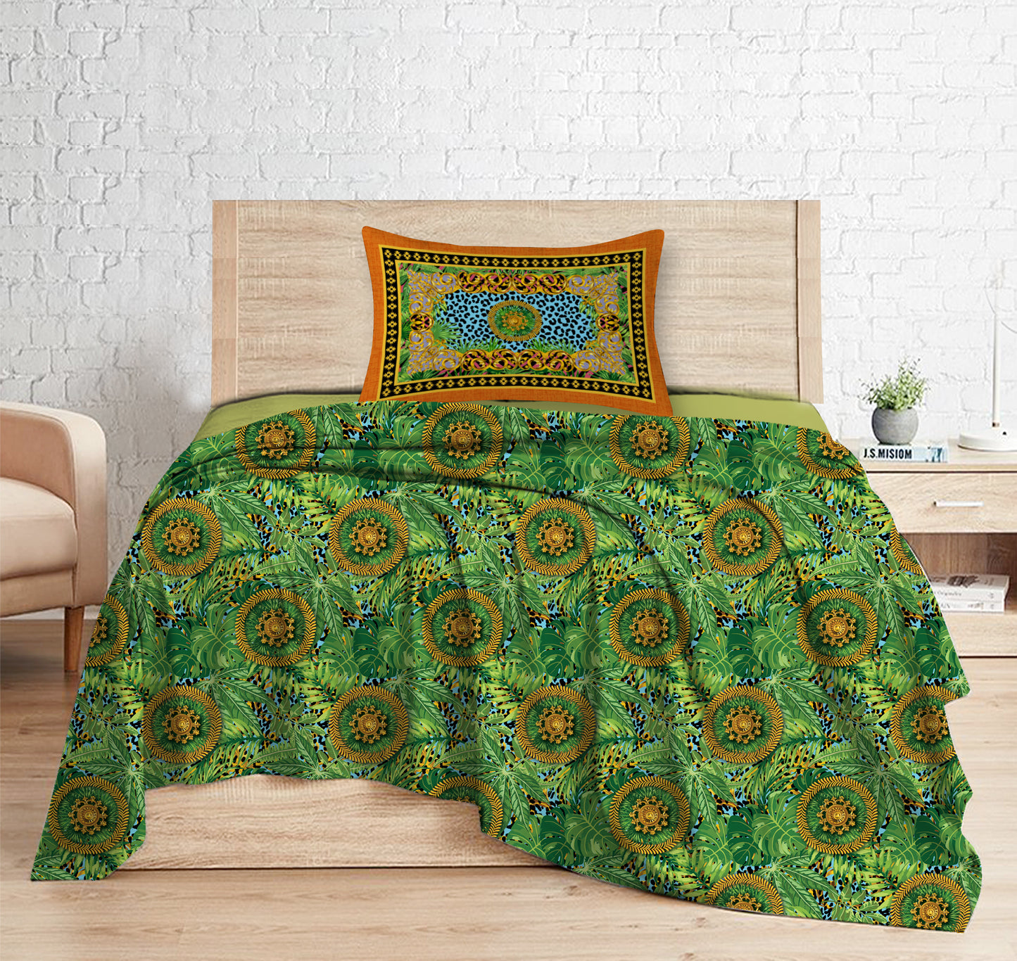 Royal Crest Flat sheet Set (Jungle)