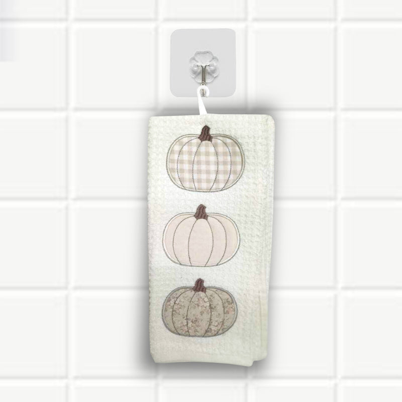 Kitchen Towels Pumpkin (Pk of 3)