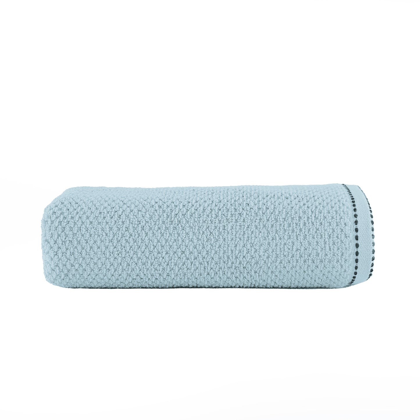 Light Blue | HL Oxford Hand Towel – 600 GSM | Popcorn Texture Premium Cotton (50×100 cm)