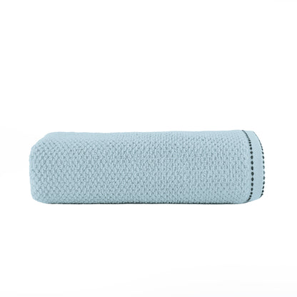 Light Blue | HL Oxford Hand Towel – 600 GSM | Popcorn Texture Premium Cotton (50×100 cm)
