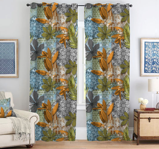 Royal Crest Curtain Linning (Mughal Art)