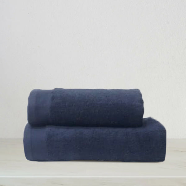 "Navy" 2-Piece Towel Set - THB2FNY