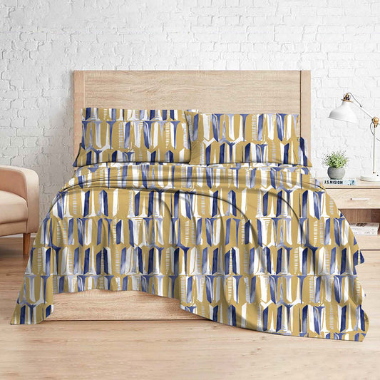 Geo | Cherries Digital Print Fitted Sheet Set (Single/King)