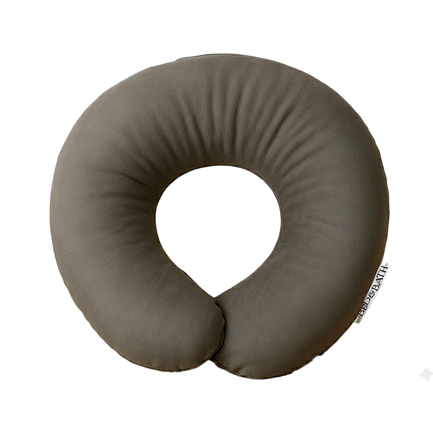 U-Shape Travel Neck Pillow – Velvet Grey