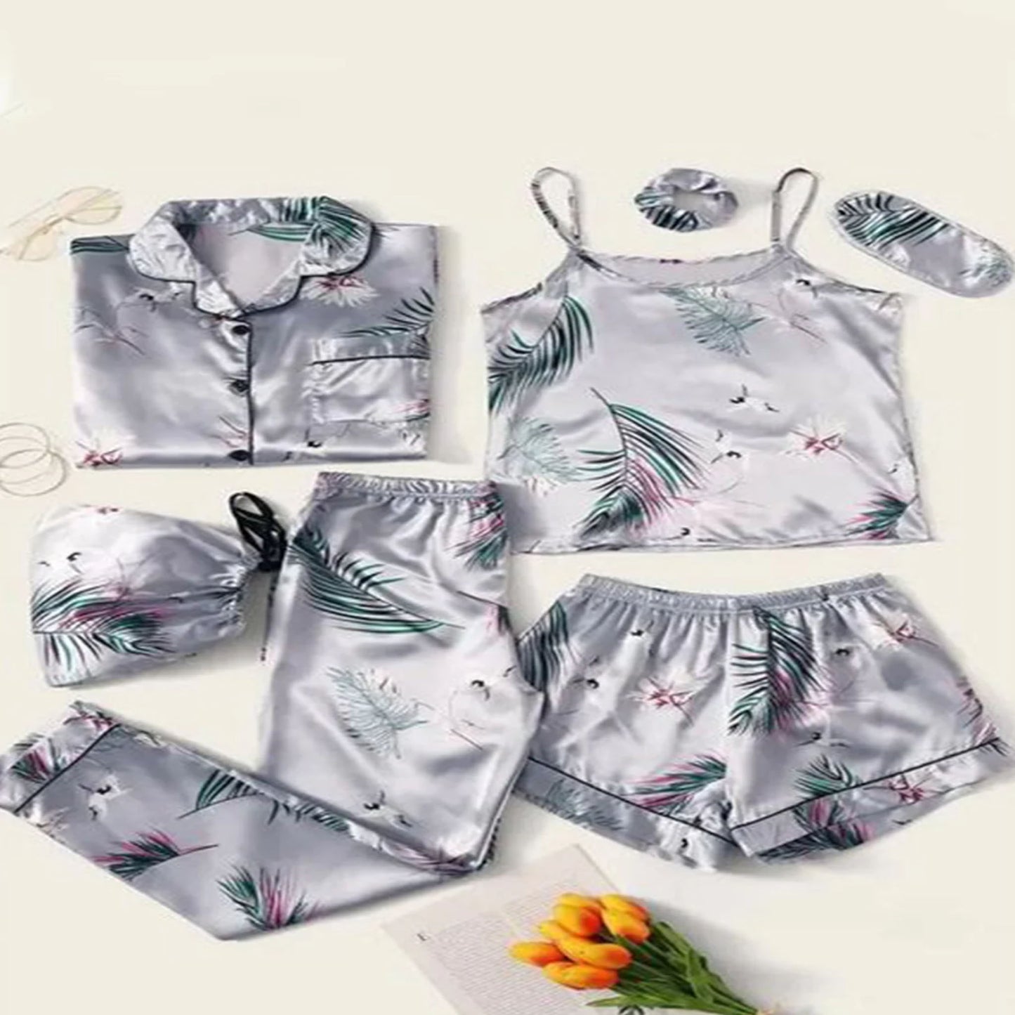 HL | Printed Satin 7-Piece Set | LNWST13