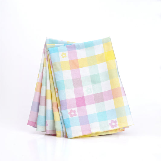 Printed 3 Pcs Napkin Set – Multi | 20 x 20 Inches | 100% Cotton