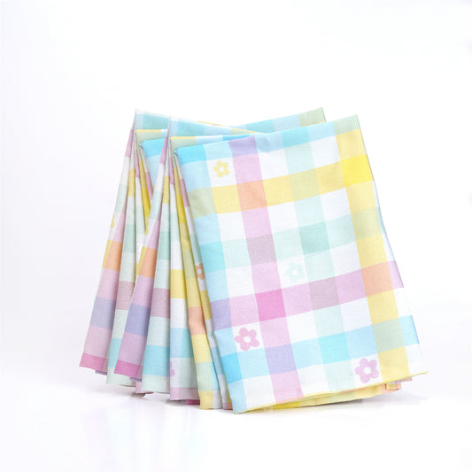 Printed 6 Pcs Napkin Set – Multi | 20 x 20 Inches | 100% Cotton