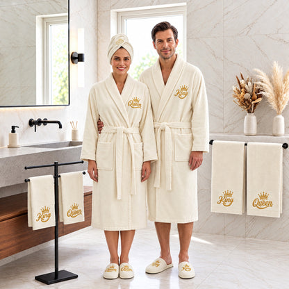 Cream – HL Luxury Bride & Groom Spa Set | 9 Pieces