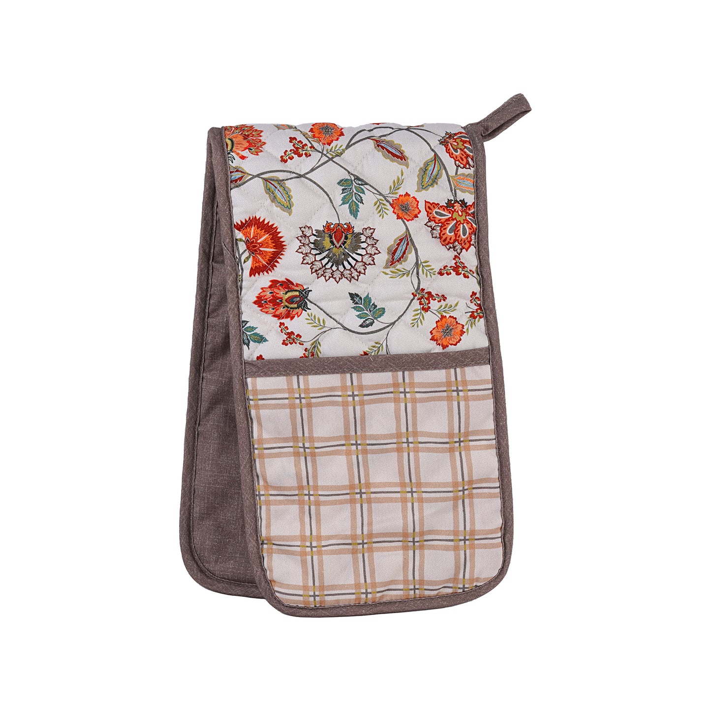 Brown – Kitchen Oven Gloves | 100% Cotton