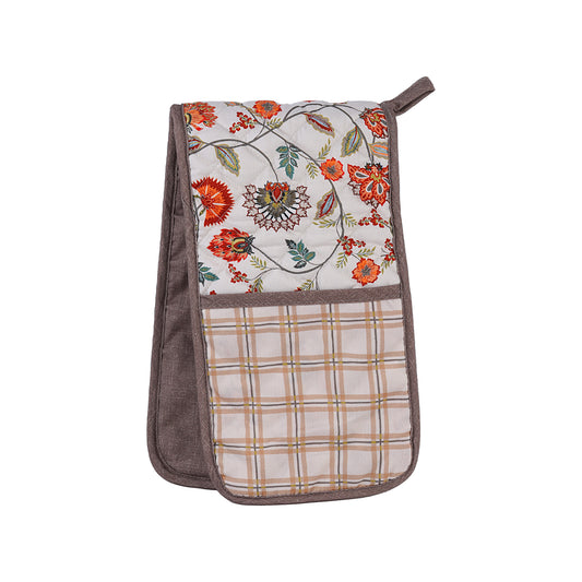 Brown – Kitchen Oven Gloves | 100% Cotton