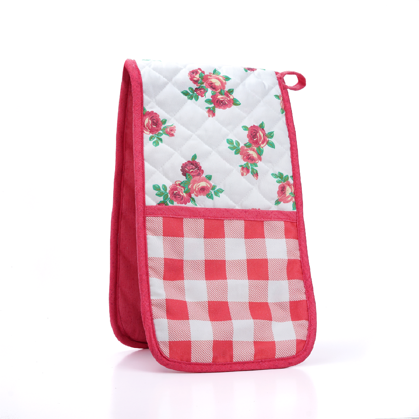 Red – Kitchen Oven Mitt | 12 x 7 Inches | 100% Cotton