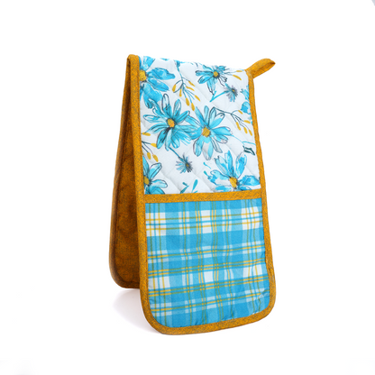 Blue – 6 Pcs Kitchen Basket Set  | 100% Cotton