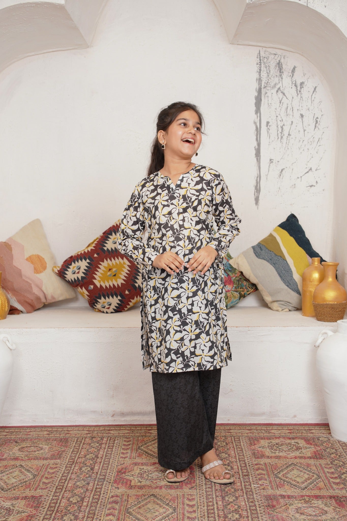 Petalyn-A | HL Lawn Suit 2 Pieces Stitched | Kids