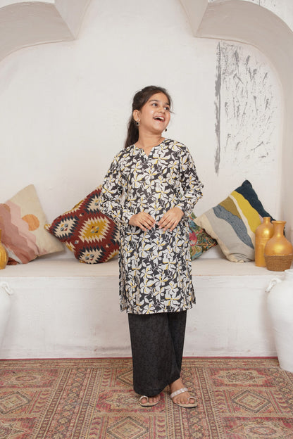 Petalyn-A | HL Lawn Suit 2 Pieces Stitched | Kids