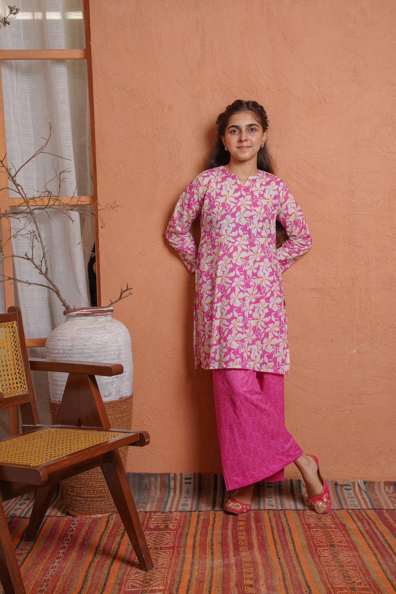 Petalyn-B | HL Lawn Suit 2 Pieces Stitched | Kids