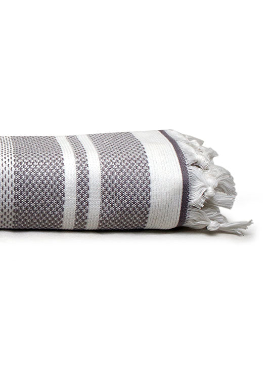 Hammam Towel (Yarn Dyed) – Gray