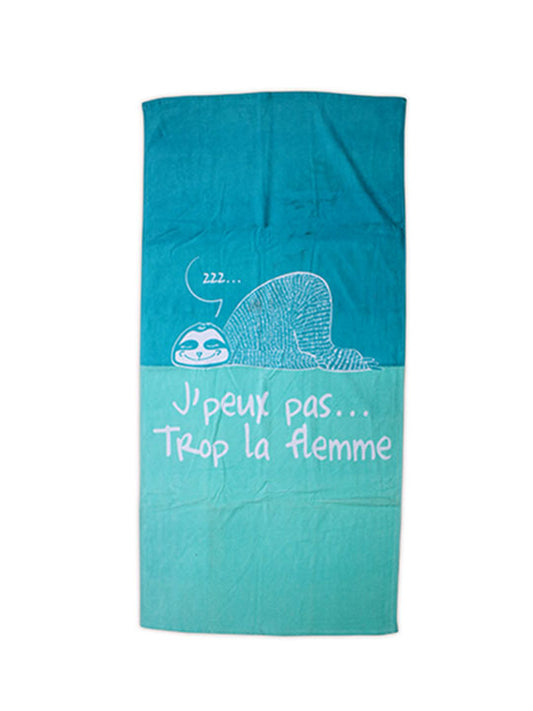 Trop la Flemme – Kids Beach Towel