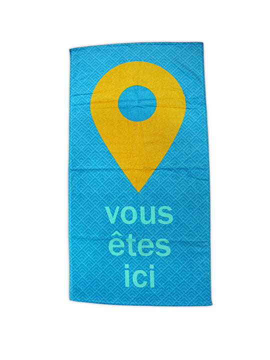 Beach Towel (vous etes ici)