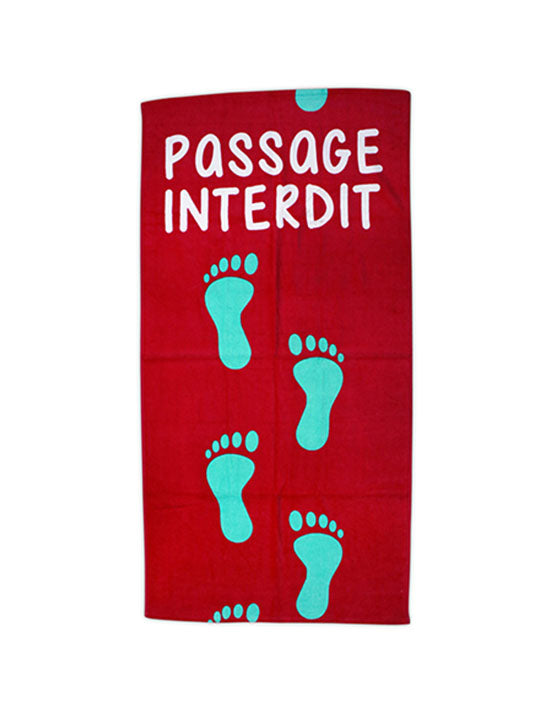 Beach Towel (Passage Interdit)