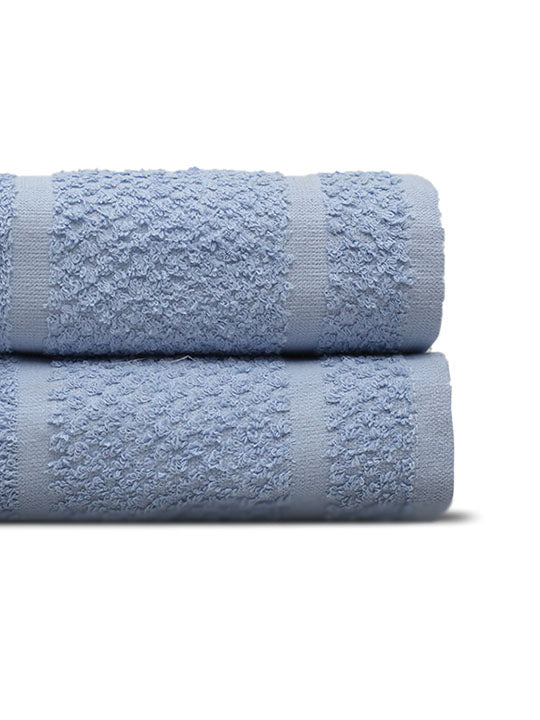 Bath Towel Set (2Pk Blue Fancy)