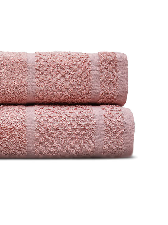 Pink Fancy Bath Towel Set (2-Piece) | OPP