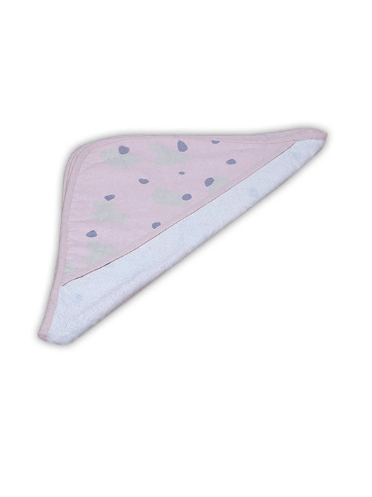 Baby Cap Towel (L-Pink Spotted)