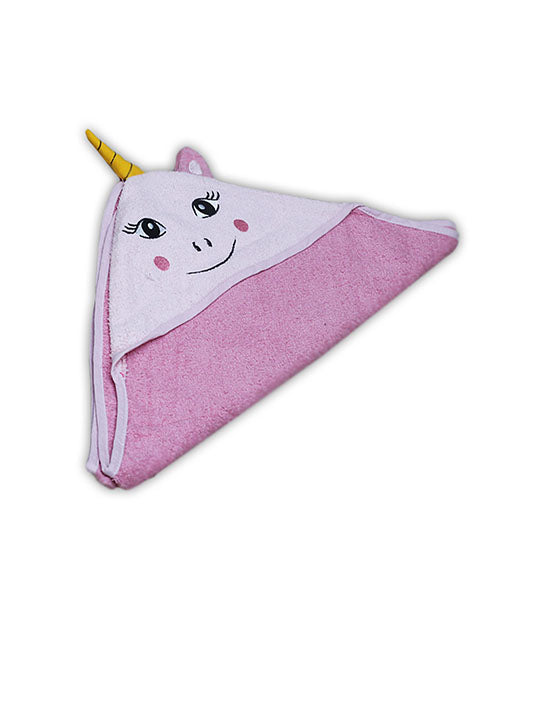 Baby Cap Towel Embroidered  (Unicorn)