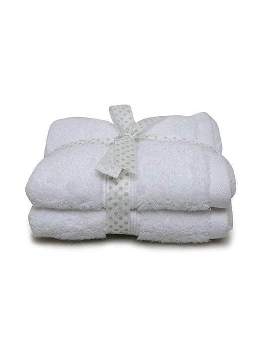 White Cotton Guest Towel – Pack of 2 | 30 x 50 cm