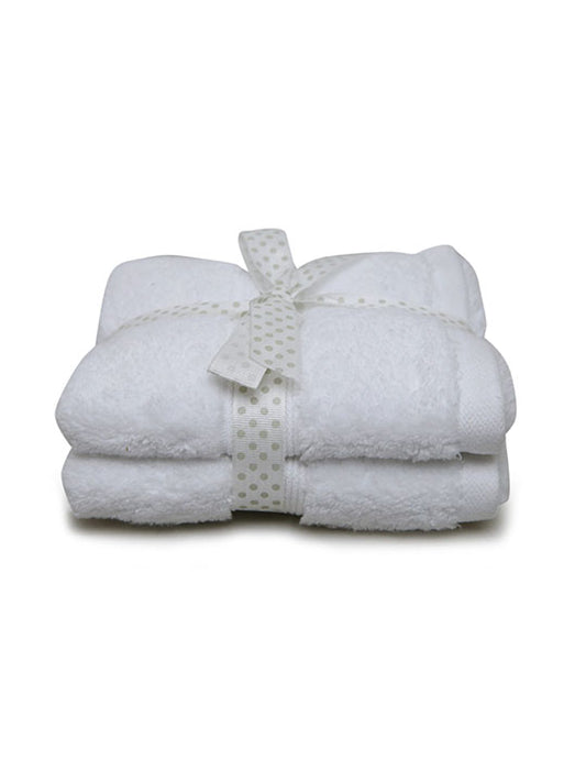 White Cotton Guest Towel – Pack of 2 | 30 x 50 cm