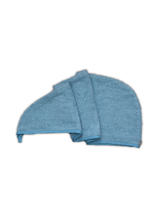 Turban Towel (2 Piece Pack Set) Aqua