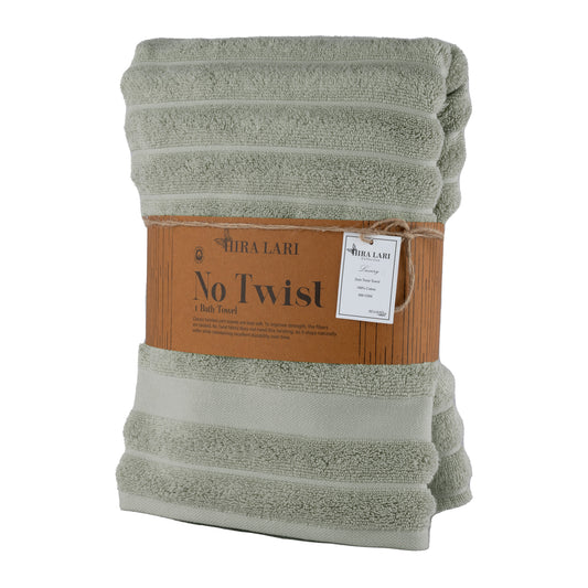 HL Zero Twist Bath Towel – 600 GSM | Silver Grey | Premium Cotton (70×140 cm)