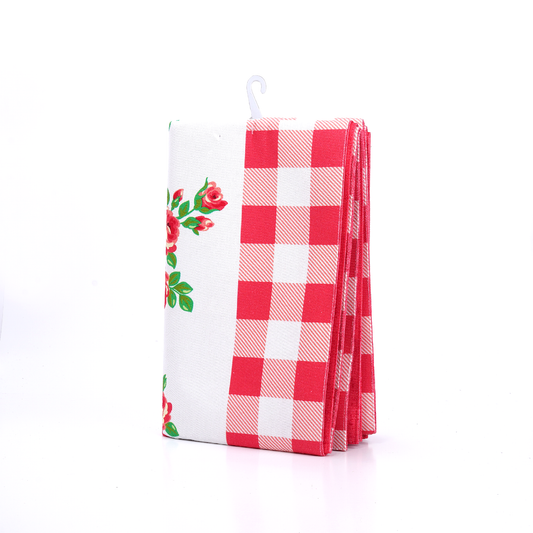 Printed Table Runner – Red | 84 x 13.5 Inches | 100% Cotton