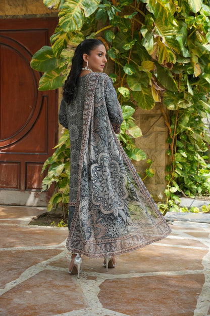 Safari by Hira Lari | 3PC Unstitched Lawn Suit | HL-03 | Lawn 2025