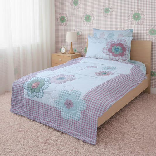 Floral Dreams – Kids Flat Sheet Set | Innovative Comfort Series