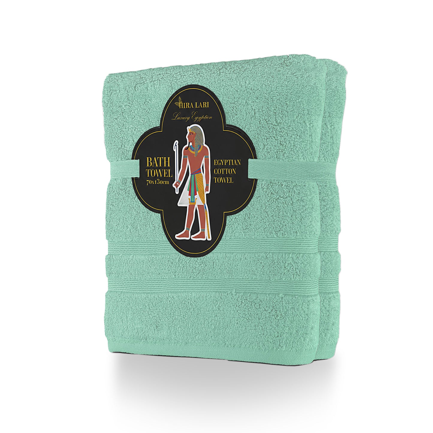 Blue Surf Zero Twist Egyptian Bath Towel Pack of 2 – 600 GSM | 70×130 cm