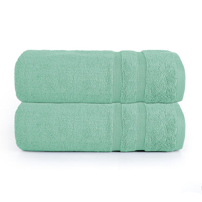 Blue Surf Zero Twist Egyptian Bath Towel Pack of 2 – 600 GSM | 70×130 cm