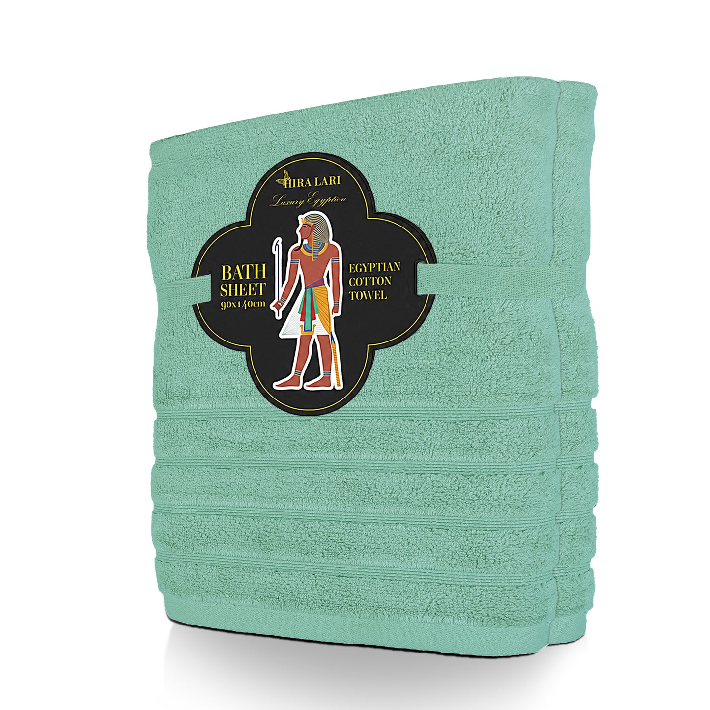 Blue Surf Zero Twist Egyptian Bath Sheet Pack of 2 – 600 GSM | 90×140 cm
