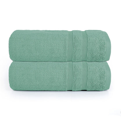 Blue Surf Zero Twist Egyptian Bath Sheet Pack of 2 – 600 GSM | 90×140 cm