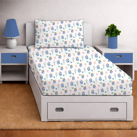 Starlight – Sweet Dreams Kids Flat Sheet Set (T-144 | 100% Cotton)