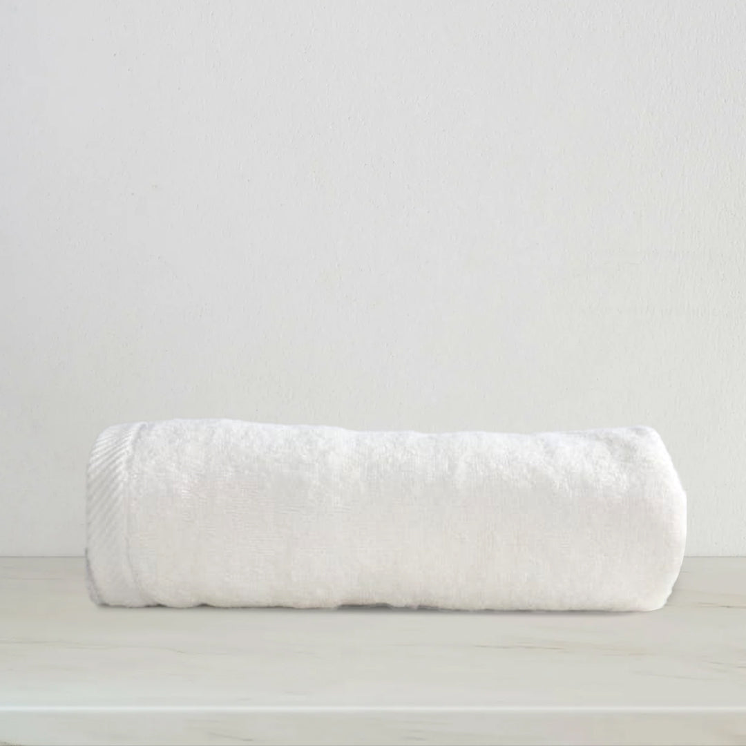 White | 1 Piece Bath Towel | TB1FWH1