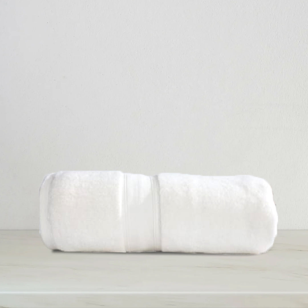 White | 1 Piece Bath Towel | TB1FWH2